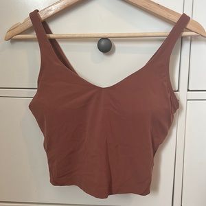 Lululemon align tank in Java brown
